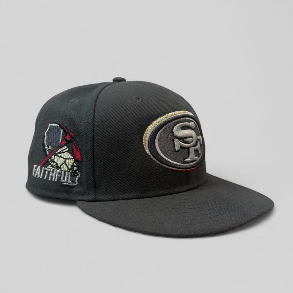 New Era San Francisco 49ers Faithful 9FIFTY Snapback Black Hat NFL OSFM